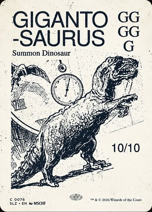 Gigantosaurus · The Zeta Set 76/21