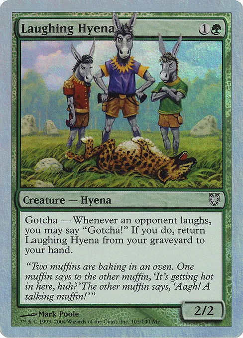 Laughing Hyena · Unhinged 103★/168