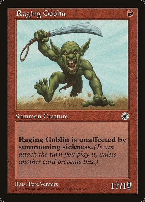 Raging Goblin · Portal 145†/257