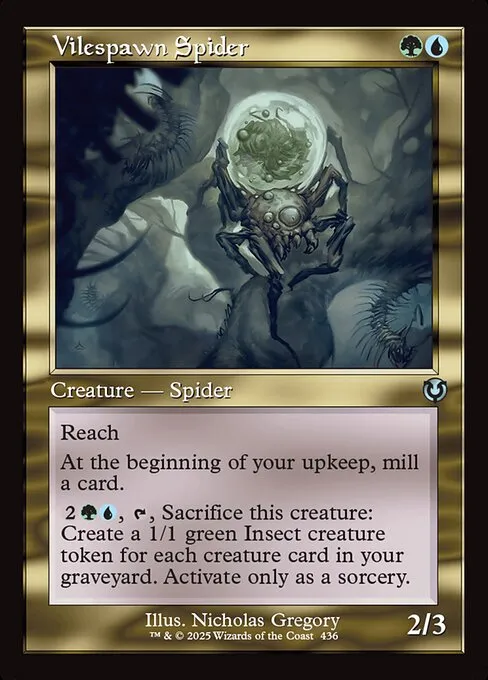 Vilespawn Spider · Innistrad Remastered 436/495