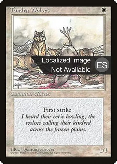 Tundra Wolves · Fourth Edition Foreign Black Border 53/378