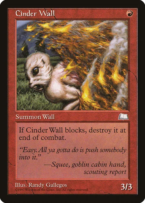 Cinder Wall · Weatherlight 94/167