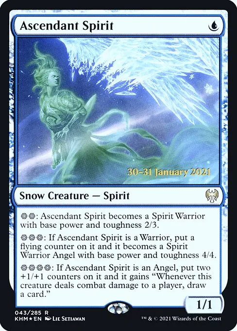 Ascendant Spirit · Kaldheim Promos 43s/158