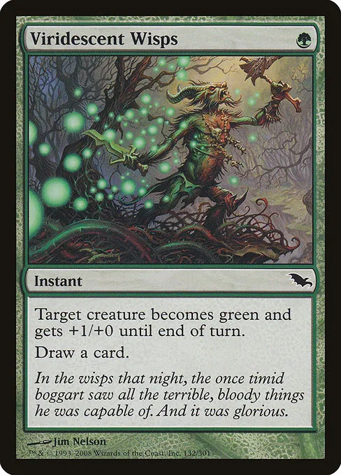 Viridescent Wisps · Shadowmoor 132/302