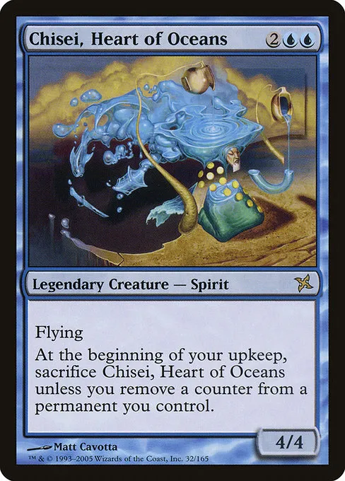 Chisei, Heart of Oceans · Betrayers of Kamigawa 32/165