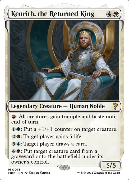 Kenrith, the Returned King · Mystery Booster 2 13/385