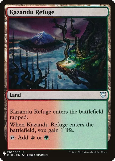 Kazandu Refuge · The List C18-261/5050