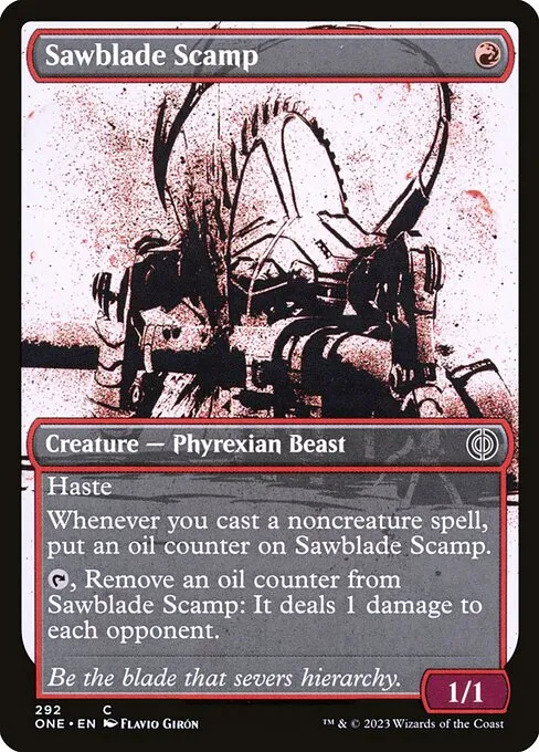 Sawblade Scamp · Phyrexia: All Will Be One 292/479