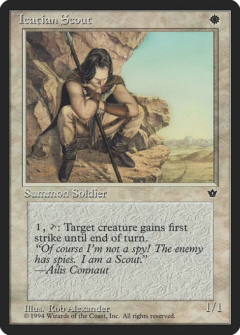 Icatian Scout · Fallen Empires 13c/187
