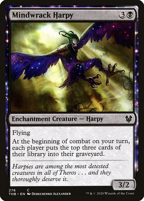 Mindwrack Harpy · Theros Beyond Death 276/358