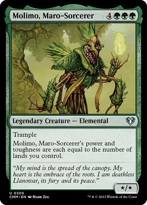 Molimo, Maro-Sorcerer · Commander Masters 305/1067