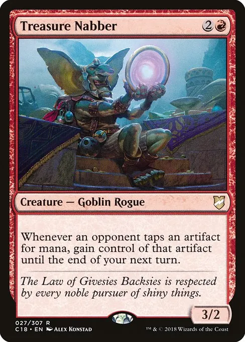 Treasure Nabber · Commander 2018 27/307