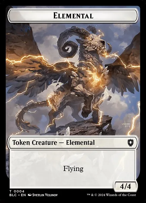 Elemental · Bloomburrow Commander Tokens 4/41