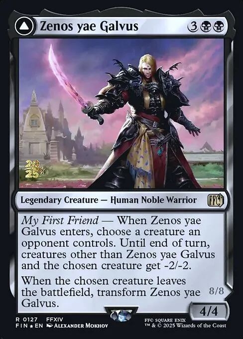 Zenos yae Galvus // Shinryu, Transcendent Rival · Final Fantasy Promos 127s/94