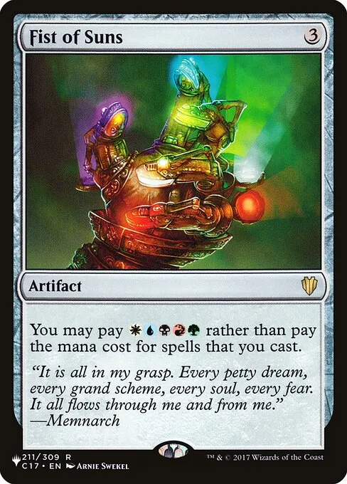 Fist of Suns · The List C17-211/5050