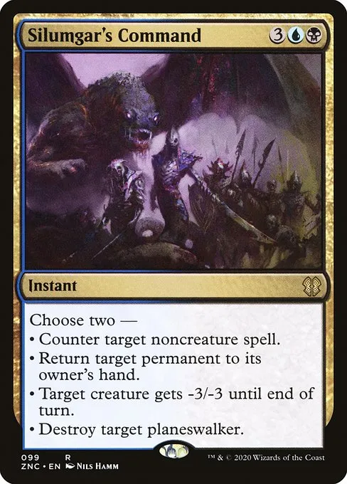 Silumgar's Command · Zendikar Rising Commander 99/142