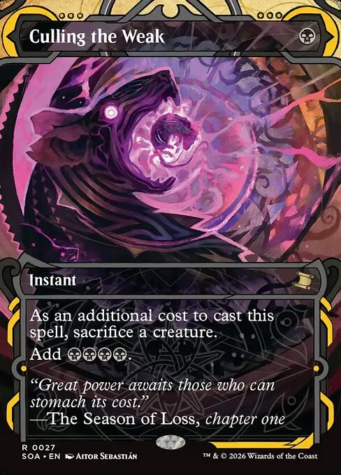 Culling the Weak · Secrets of Strixhaven Mystical Archive 27/195