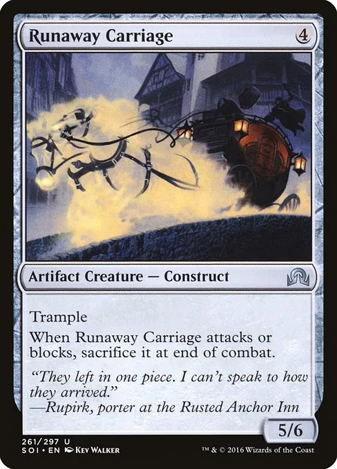 Runaway Carriage · Shadows over Innistrad 261/302