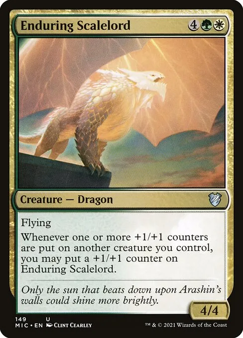 Enduring Scalelord · Midnight Hunt Commander 149/187