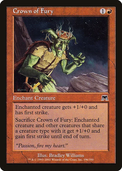 Crown of Fury · Onslaught 196/351