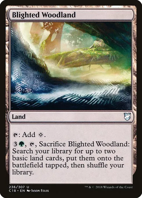 Blighted Woodland · Commander 2018 236/307