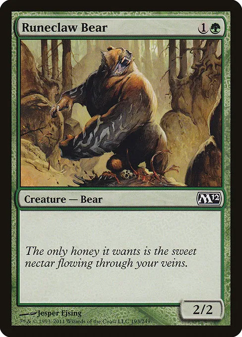 Runeclaw Bear · Magic 2012 193/249