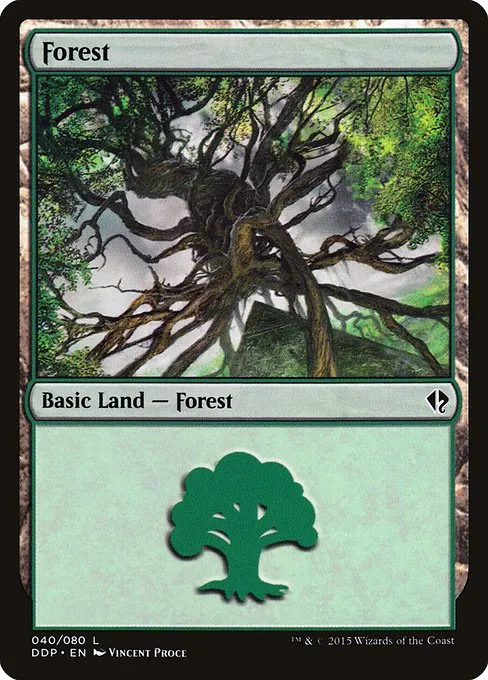 Forest · Duel Decks: Zendikar vs. Eldrazi 40/80