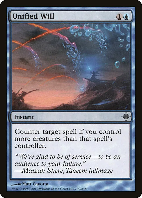Unified Will · Rise of the Eldrazi 92/248