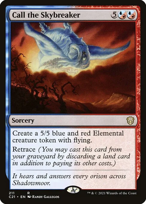 Call the Skybreaker · Commander 2021 211/409
