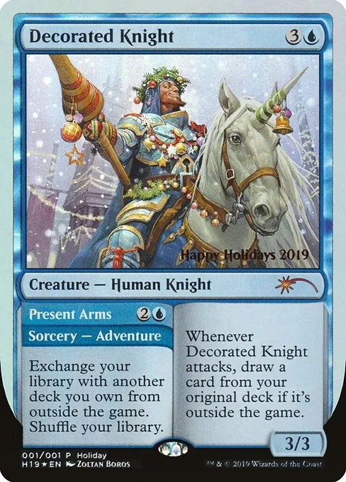 Decorated Knight // Present Arms · Happy Holidays 19/23