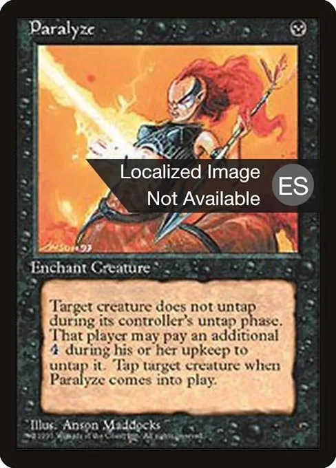 Paralyze · Fourth Edition Foreign Black Border 151/378