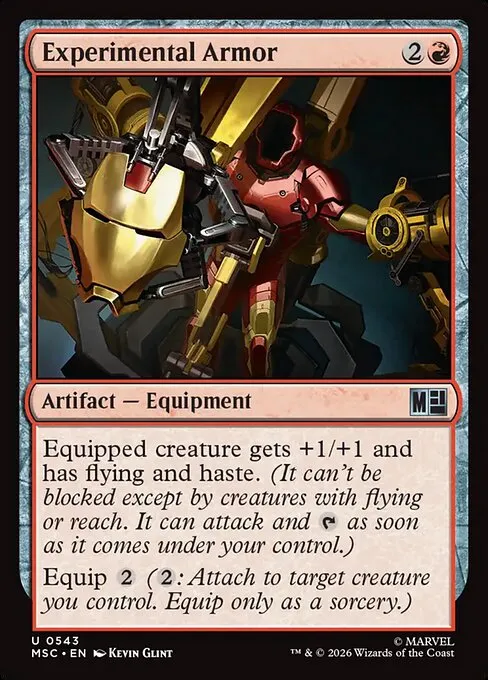 Experimental Armor · Marvel Super Heroes Commander 543/9