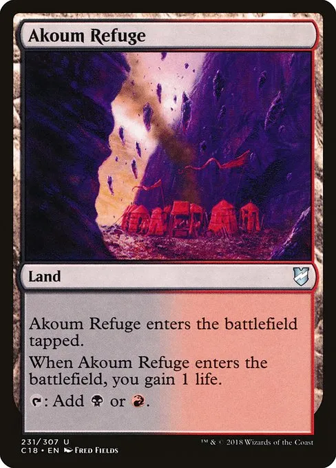 Akoum Refuge · Commander 2018 231/307