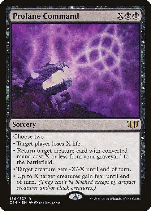 Profane Command · Commander 2014 156/337
