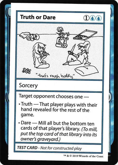 Truth or Dare · Mystery Booster Playtest Cards 2021 32/121