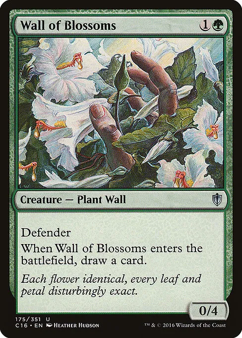 Wall of Blossoms · Commander 2016 175/351