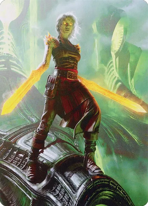 Nahiri, the Unforgiving // Nahiri, the Unforgiving · Phyrexia: All Will Be One Art Series 51/81