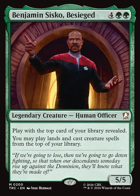 Benjamin Sisko, Besieged · Star Trek Commander 200/1