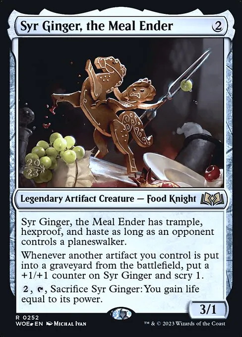 Syr Ginger, the Meal Ender · Wilds of Eldraine Promos 252s/160