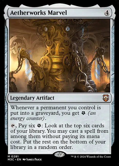 Aetherworks Marvel · Modern Horizons 3 Commander 281/398