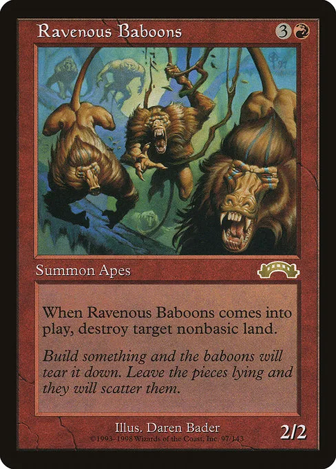 Ravenous Baboons · Exodus 97/143