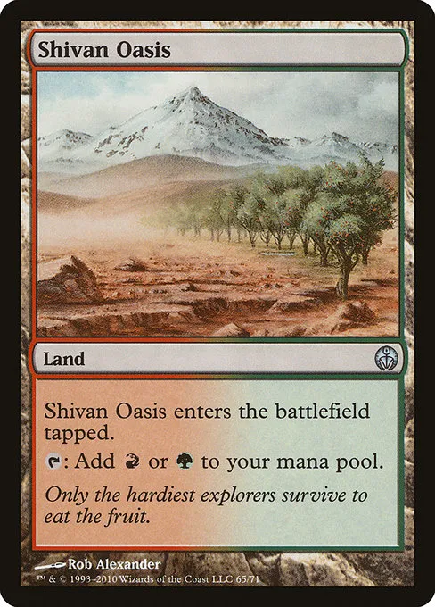Shivan Oasis · Duel Decks: Phyrexia vs. the Coalition 65/71