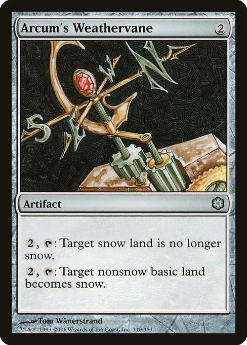 Arcum's Weathervane · Coldsnap Theme Decks 310/62