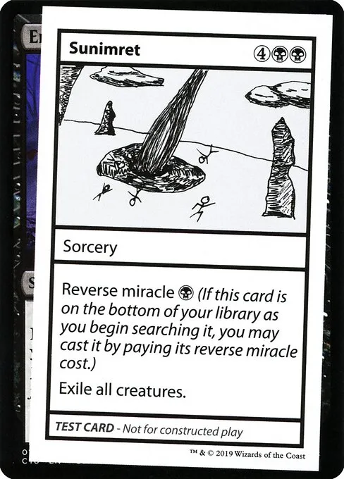 Sunimret · Mystery Booster Playtest Cards 2021 47/121