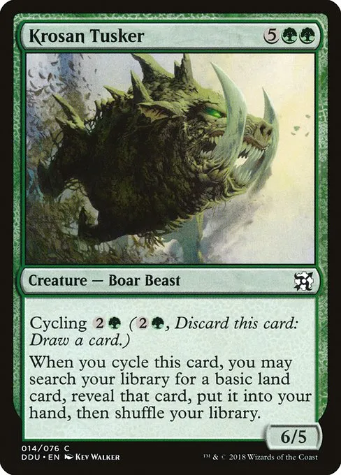 Krosan Tusker · Duel Decks: Elves vs. Inventors 14/76