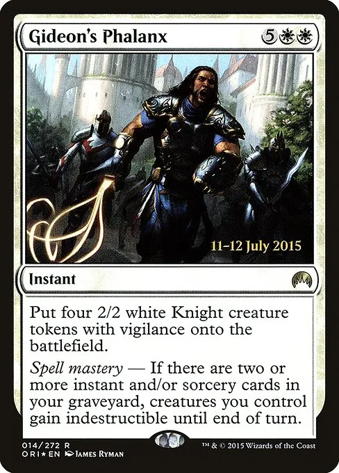 Gideon's Phalanx · Magic Origins Promos 14s/54