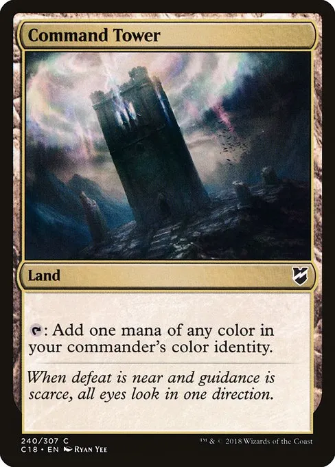 Command Tower · Commander 2018 240/307
