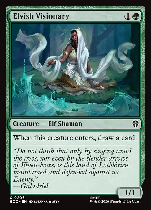 Elvish Visionary · The Hobbit Commander 206/7