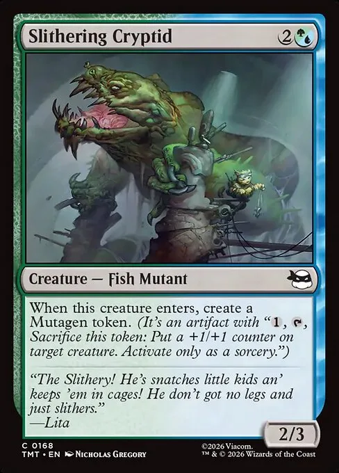 Slithering Cryptid · Teenage Mutant Ninja Turtles 168/320