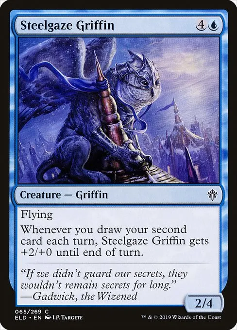 Steelgaze Griffin · Throne of Eldraine 65/398